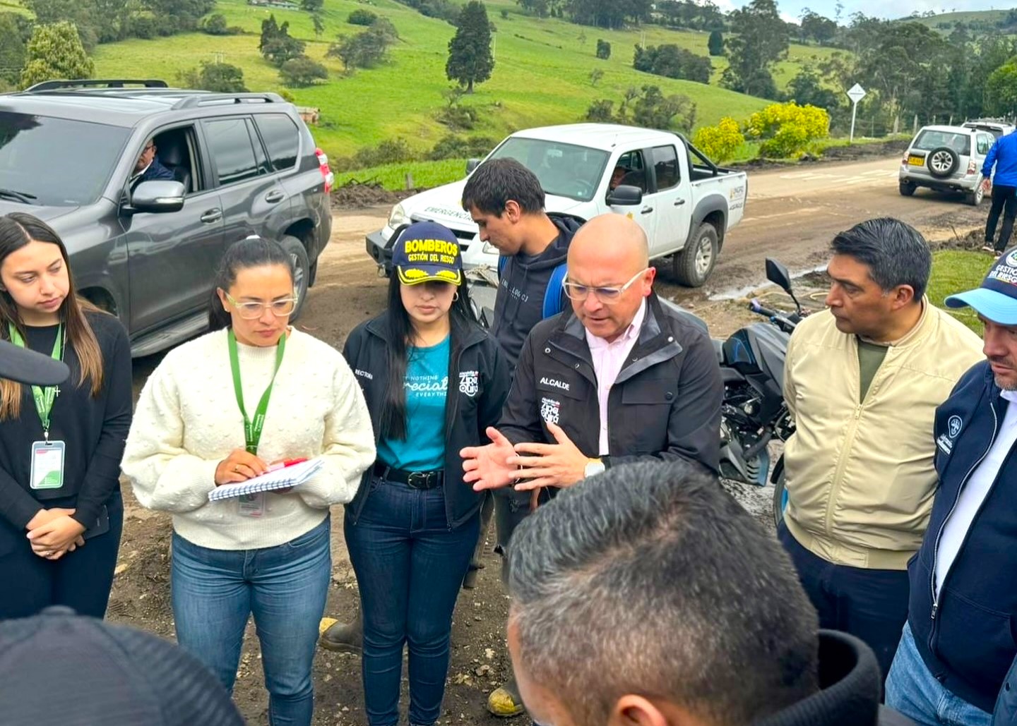 Personeria de Zipaquira continua brindando asistencia humanitaria tras deslizamiento en Ventalarga 1