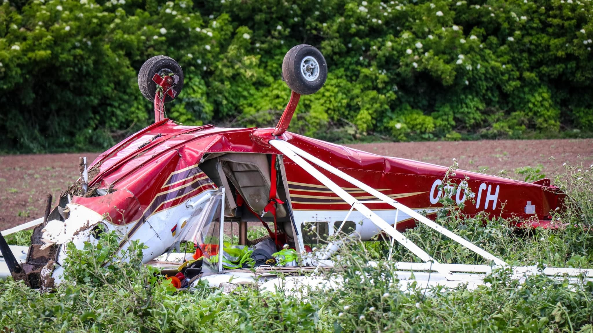 accidente aéreo en Chía