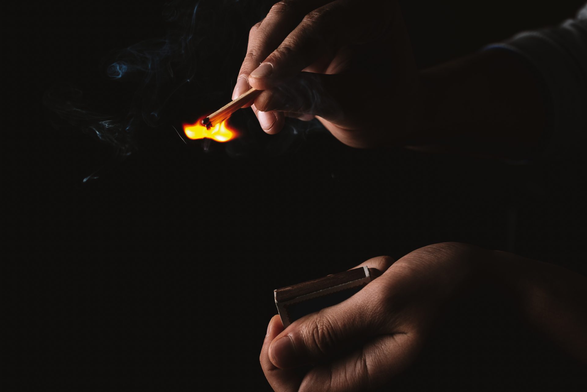 burning match in the man s hand dangerous game wi 2024 01 18 14 22 57 utc