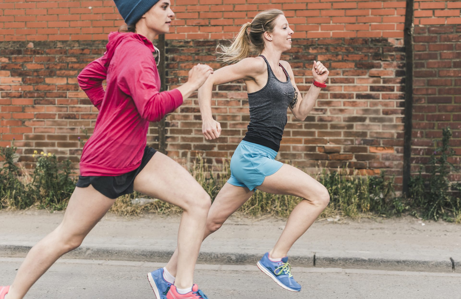 two women running on the street 2024 09 22 23 41 21 utc