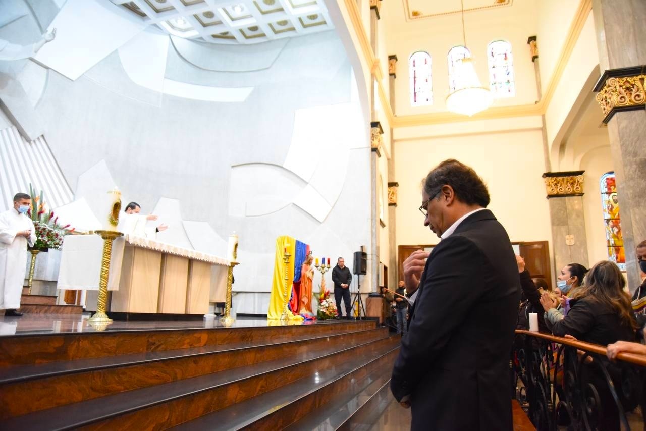 Presidente Gustavo Petro cierra la Novena de Aguinaldo 2024 en Zipaquira
