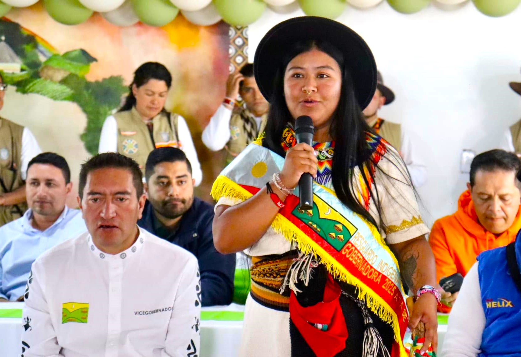 Gina Carolina Socha asumio nuevamente la gobernanza del Resguardo Indigena Muisca de Chia 1