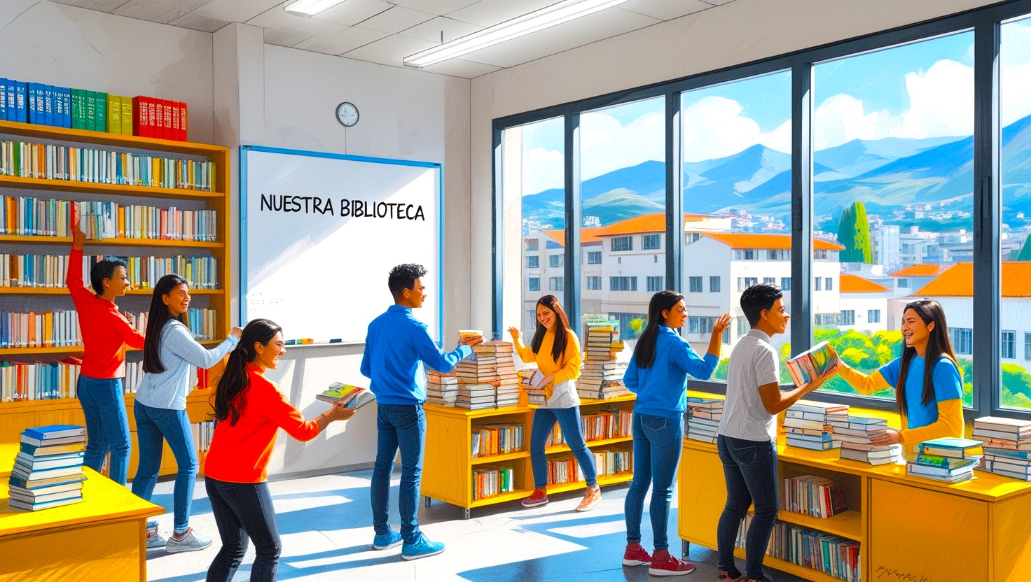 De estudiantes a lectores Un sistema colaborativo para bibliotecas escolares