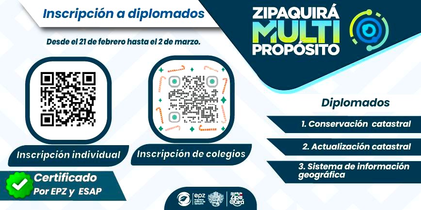 EPZ y ESAP ofrecen diplomados gratuitos en Catastro Multiproposito ¡Inscribase ahora2