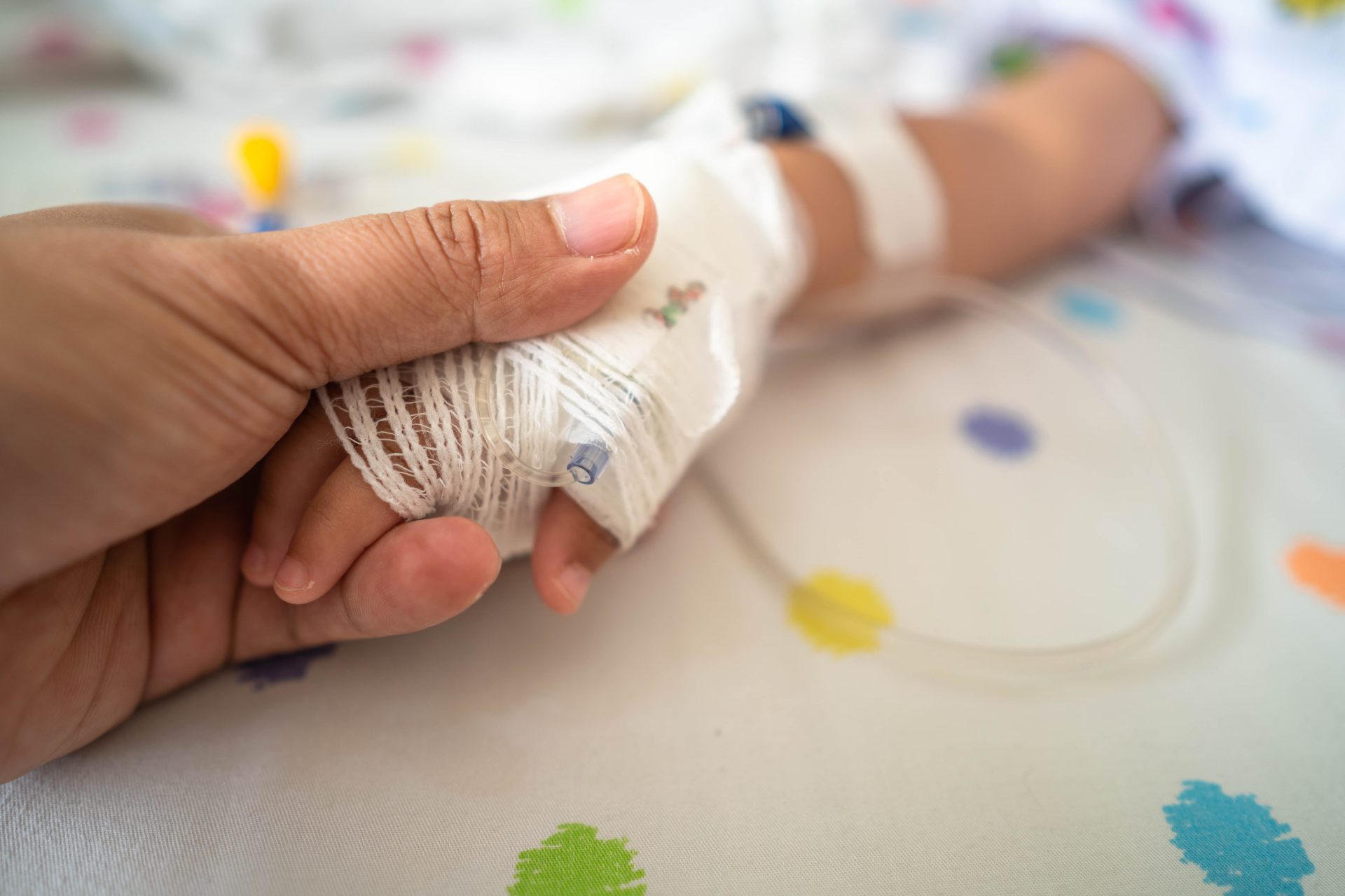 doctor holds a child hand in a hospital 2025 02 02 20 02 48 utc