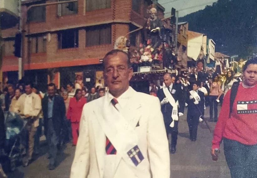 Bartolo el Nazareno Mayor de Zipaquira mas de 72 anos viviendo ‘paso a paso la Semana Santa3