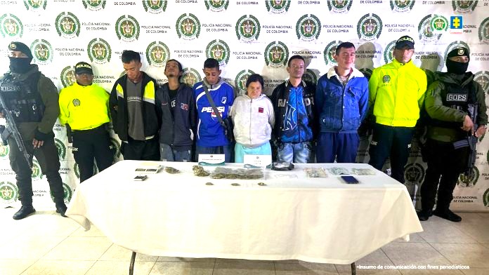 Judicializan a Los San Rafael banda de microtrafico que operaba en Soacha