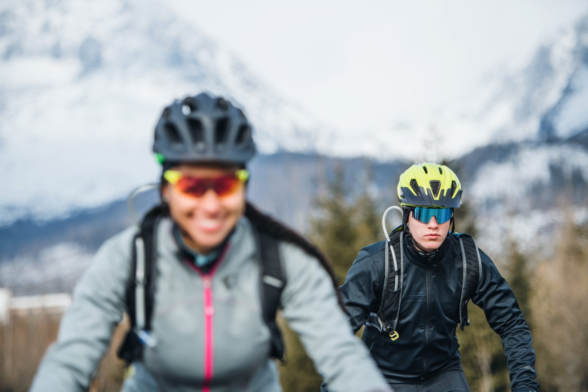 two mountain bikers riding on road outdoors in win 2024 10 20 05 18 56 utc