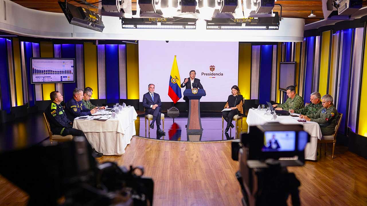 ‘No hay un caos de violencia presidente Petro