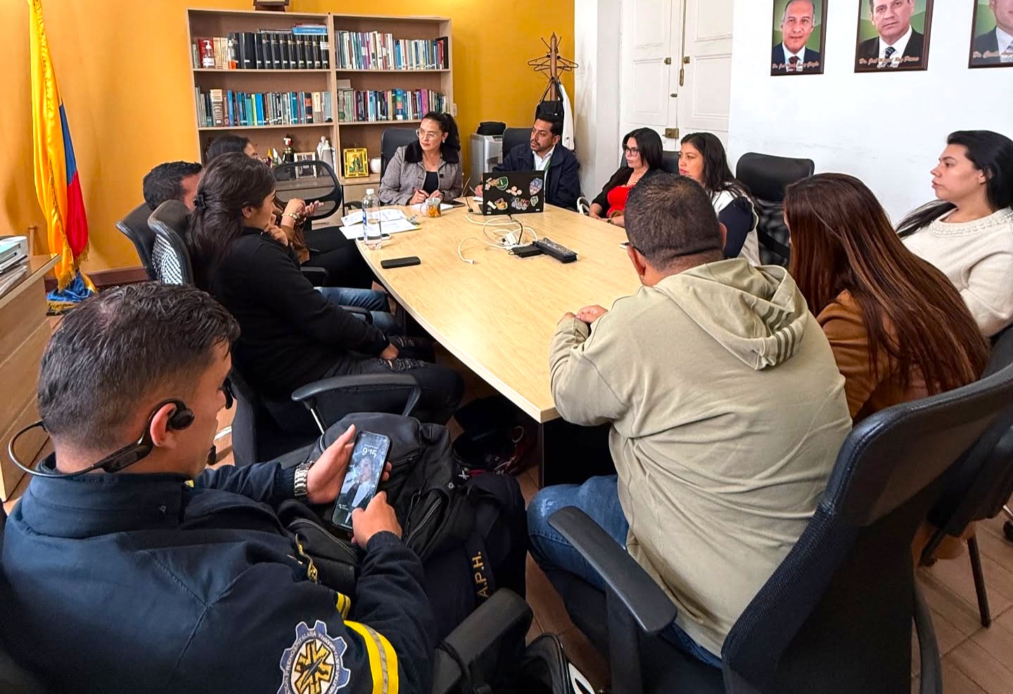 Personera lidero mesa interinstitucional para reforzar garantias en el CTP de Zipaquira1