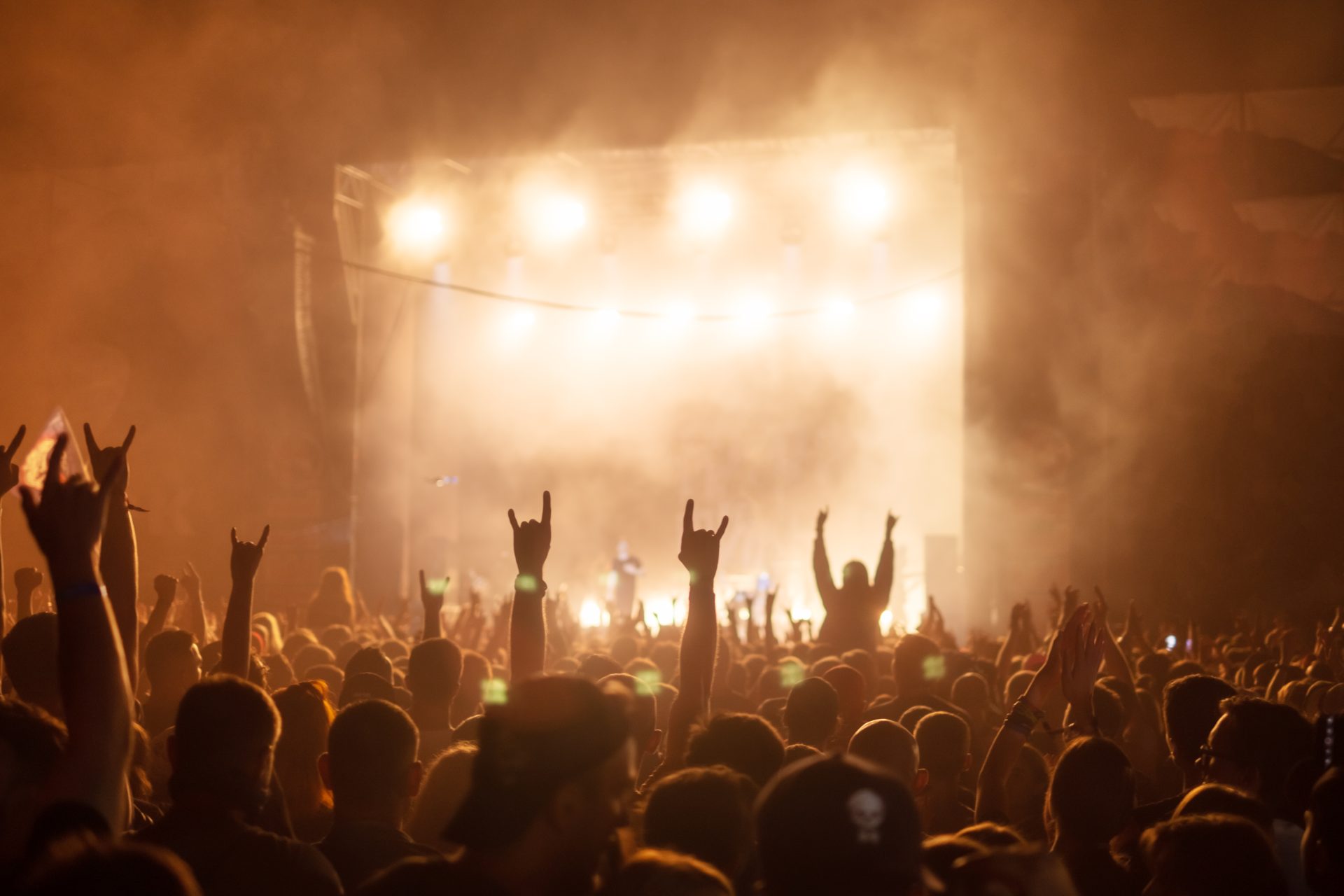 silhouettes of concert crowd in front of bright st 2025 02 22 17 06 49 utc