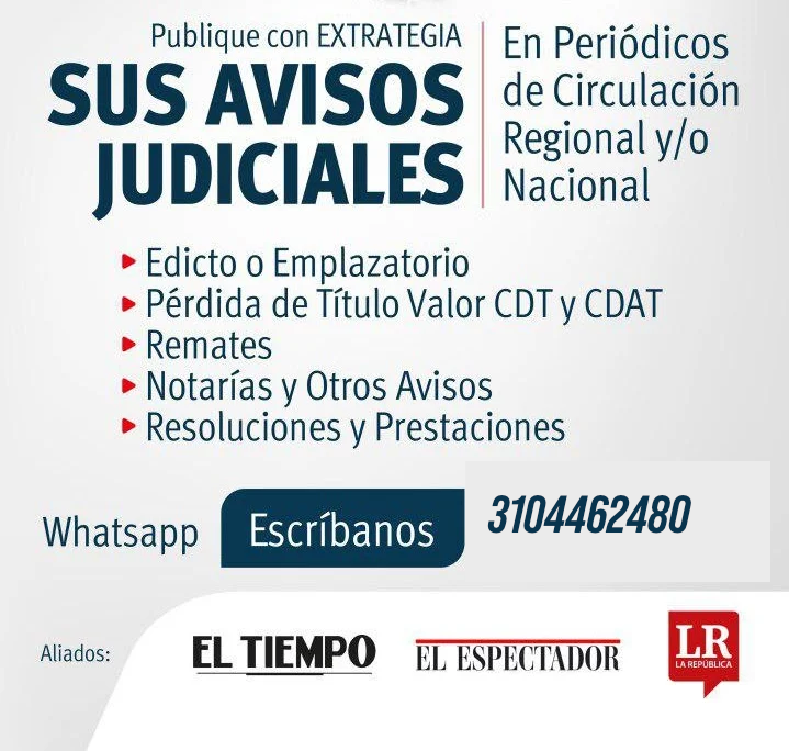 Edictos en zipaquira