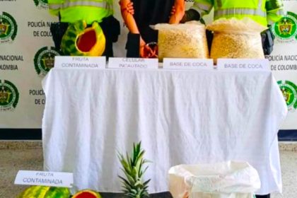 Intento pasar 13 kilos de cocaina dentro de sandias en la via Villavicencio–Bogota