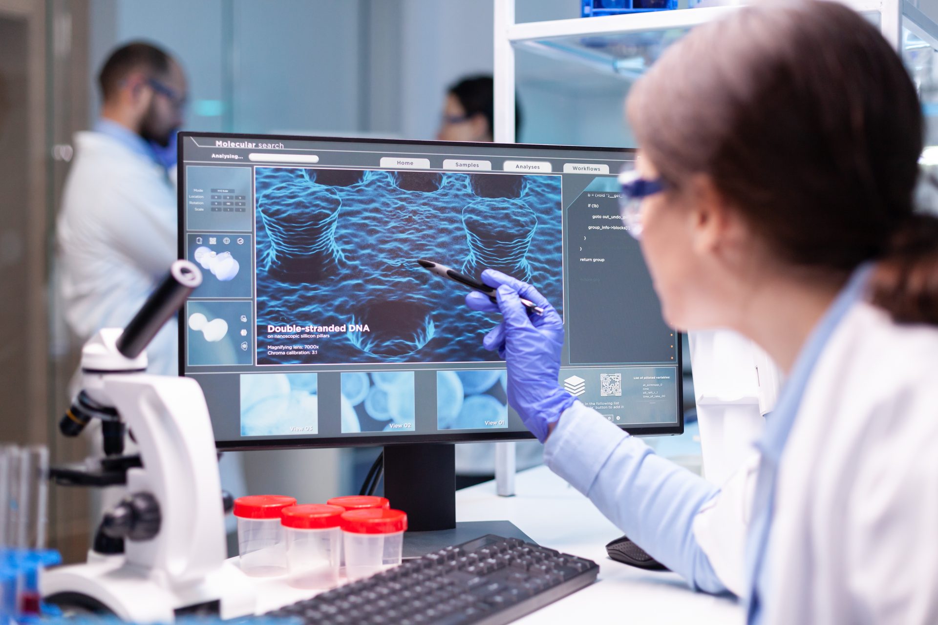 professional biochemist analysing a medical experi 2025 02 19 16 26 33 utc