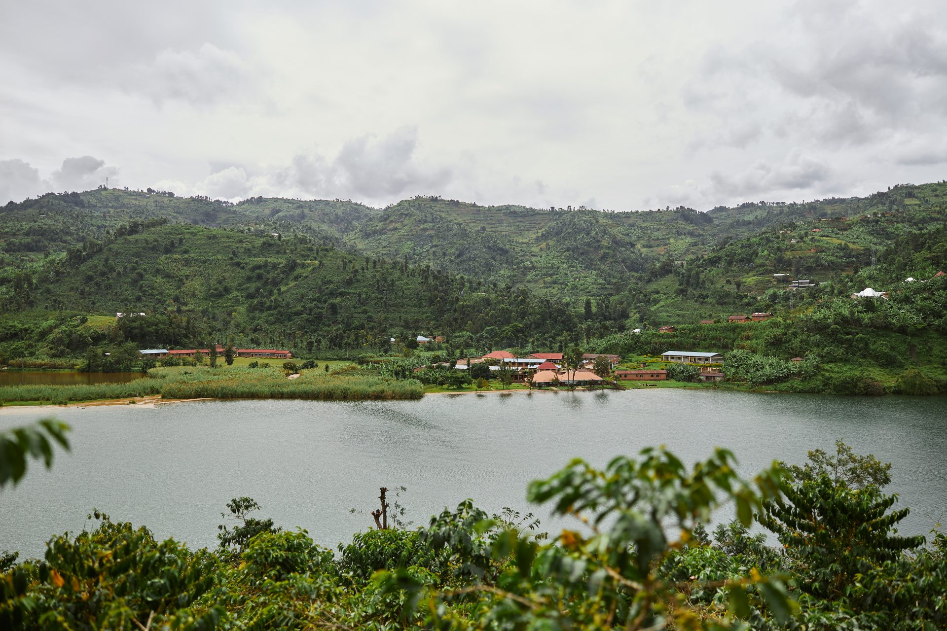 tropical landscape with woods and lake in east afr 2024 10 18 08 15 18 utc