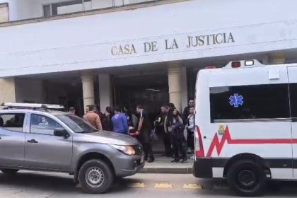 Emergencia en Tocancipa Casa de Justicia evacuada por presencia de gas toxico no identificado