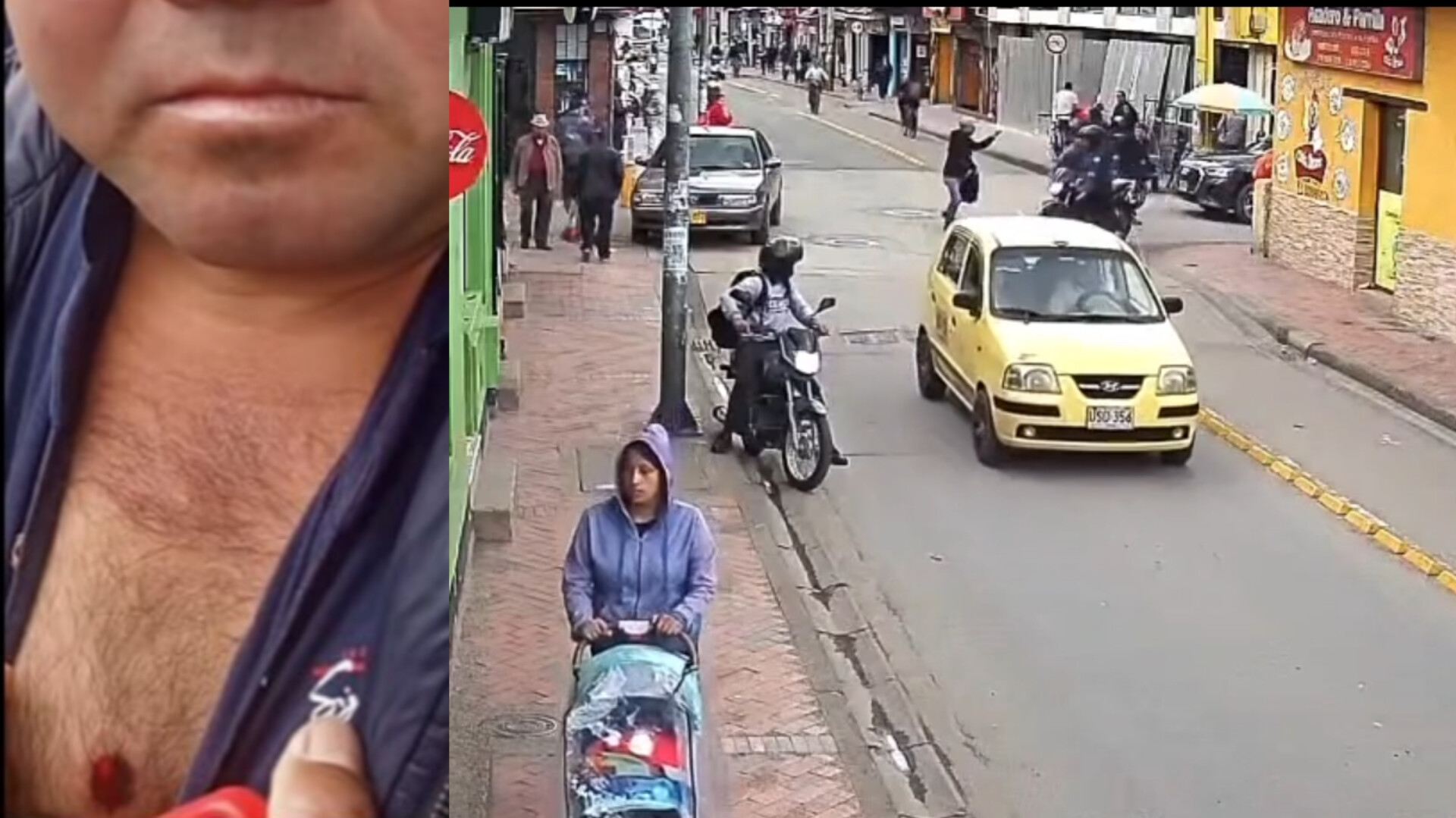 Nueva victima de fleteo en Chia delincuentes armados atacan a comerciante