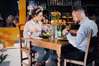 black american male and female eating vegan food 2025 01 25 17 20 54 utc