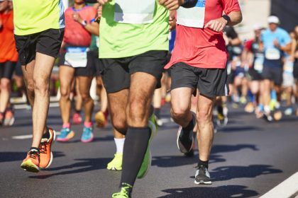 runners on the street healthy lifestyle marathon 2025 01 27 23 54 53 utc