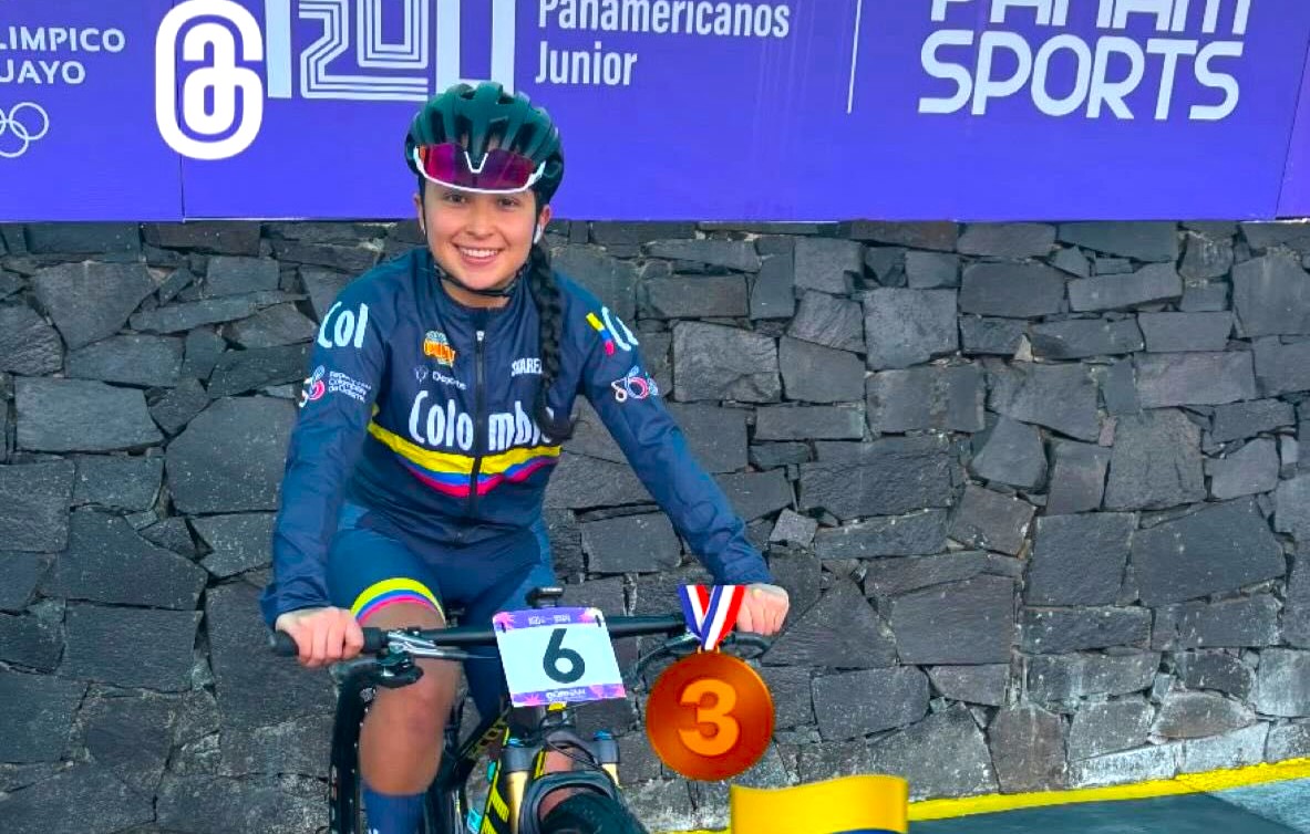 Maria Jose Salamanca le da bronce a Colombia en MTB Panamericanos Junior 20251