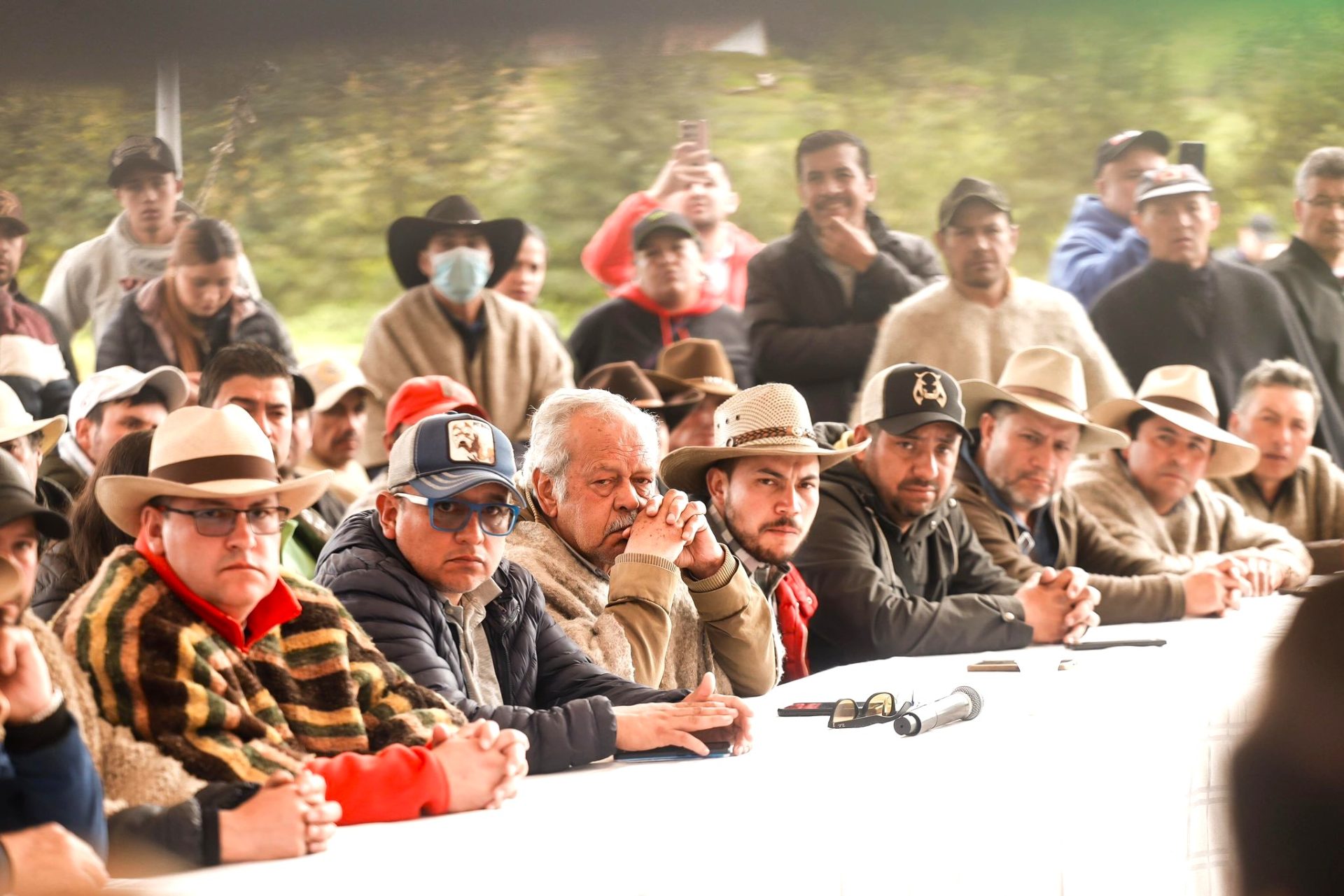 Paro paramero y campesino en Boyaca mantiene bloqueo intermitente en la via nacional