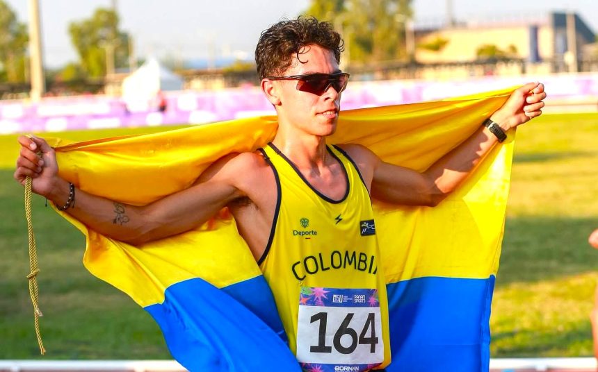 Pedro Marin atleta de Choconta gana doble oro en Suramerica y clasifica a los Juegos Panamericanos 1