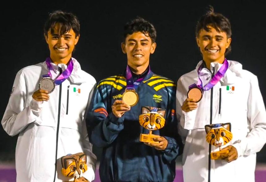 Pedro Marin orgullo de Choconta campeon y record panamericano en los 5.000 metros en Paraguay1