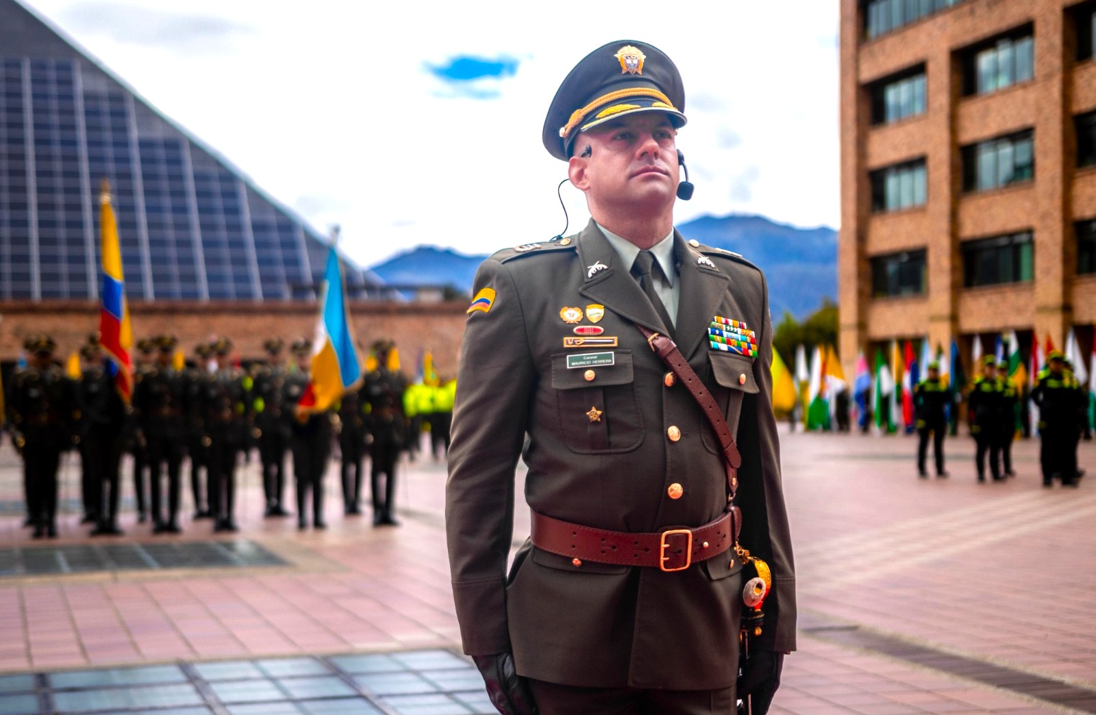 Coronel Mauricio Herrera asume el mando de la Policia en Cundinamarca1
