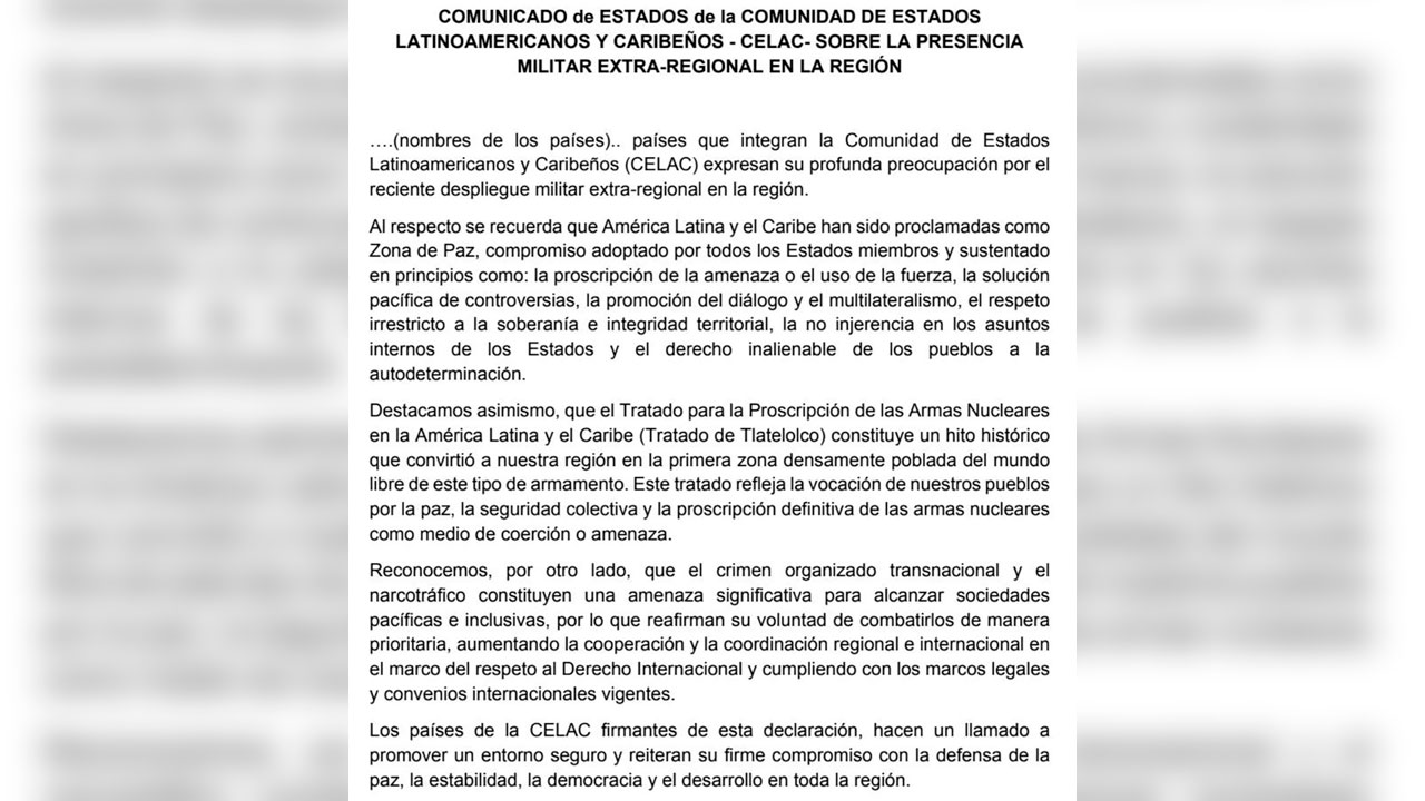 Petro revela apoyo mayoritario de la Celac contra presencia militar extranjera en America Latina y el Caribe2