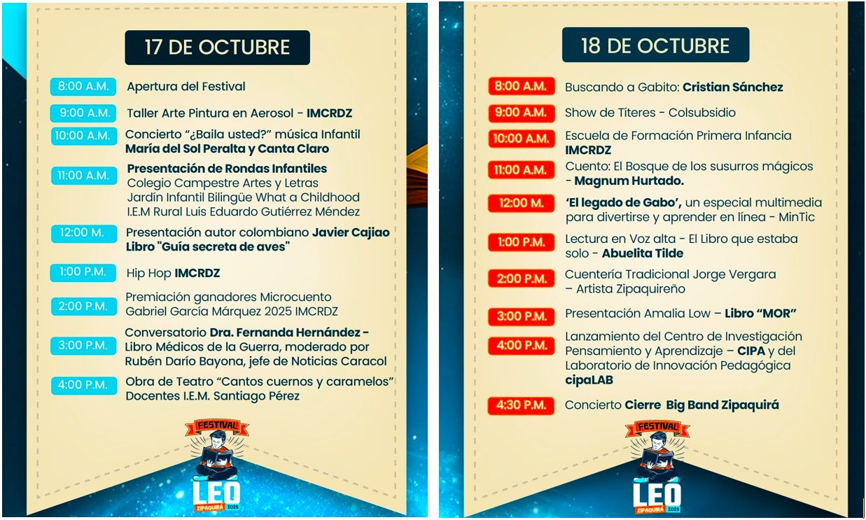 En Zipaquira un festival donde los libros cantan los ninos leen y la musica cuenta historias2
