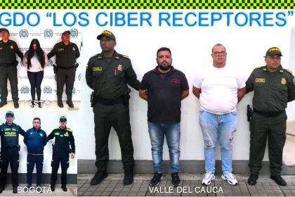 Caen Los Ciber Receptores presuntos autores de millonarios ciberhurtos en Cundinamarca