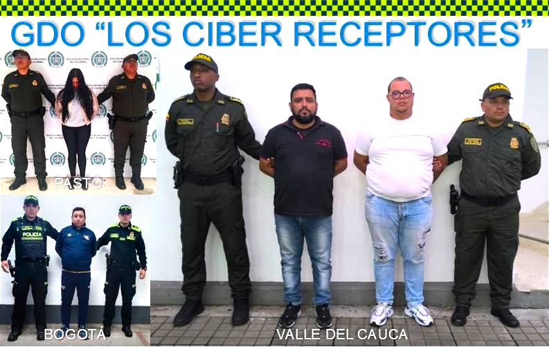Caen Los Ciber Receptores presuntos autores de millonarios ciberhurtos en Cundinamarca