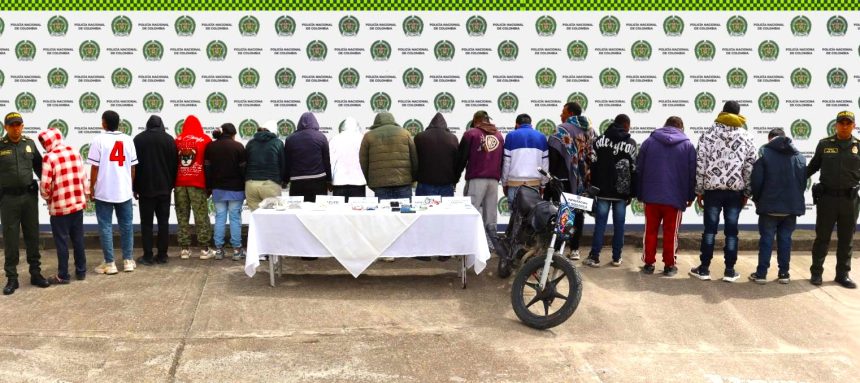 Caen Los de la Roca y se frena una red que movia droga en Suesca Sesquile Choconta y Guatavita1