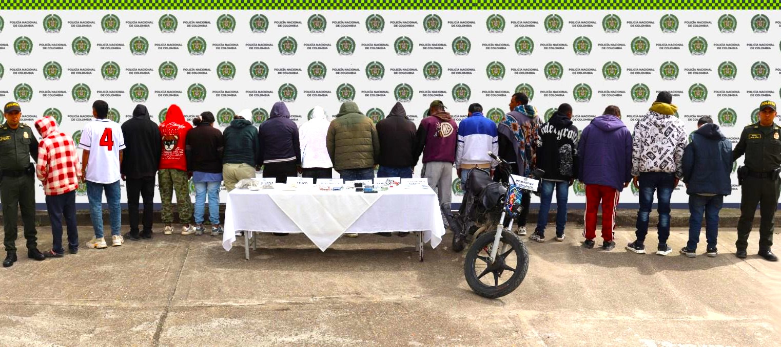 Caen Los de la Roca y se frena una red que movia droga en Suesca Sesquile Choconta y Guatavita1