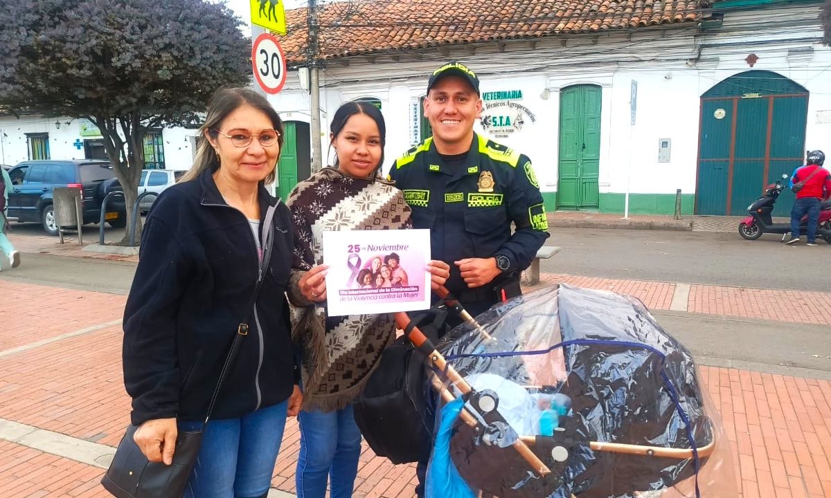 Zipaquira prende alertas accion de la Policia contra la violencia de genero moviliza a la comunidad1