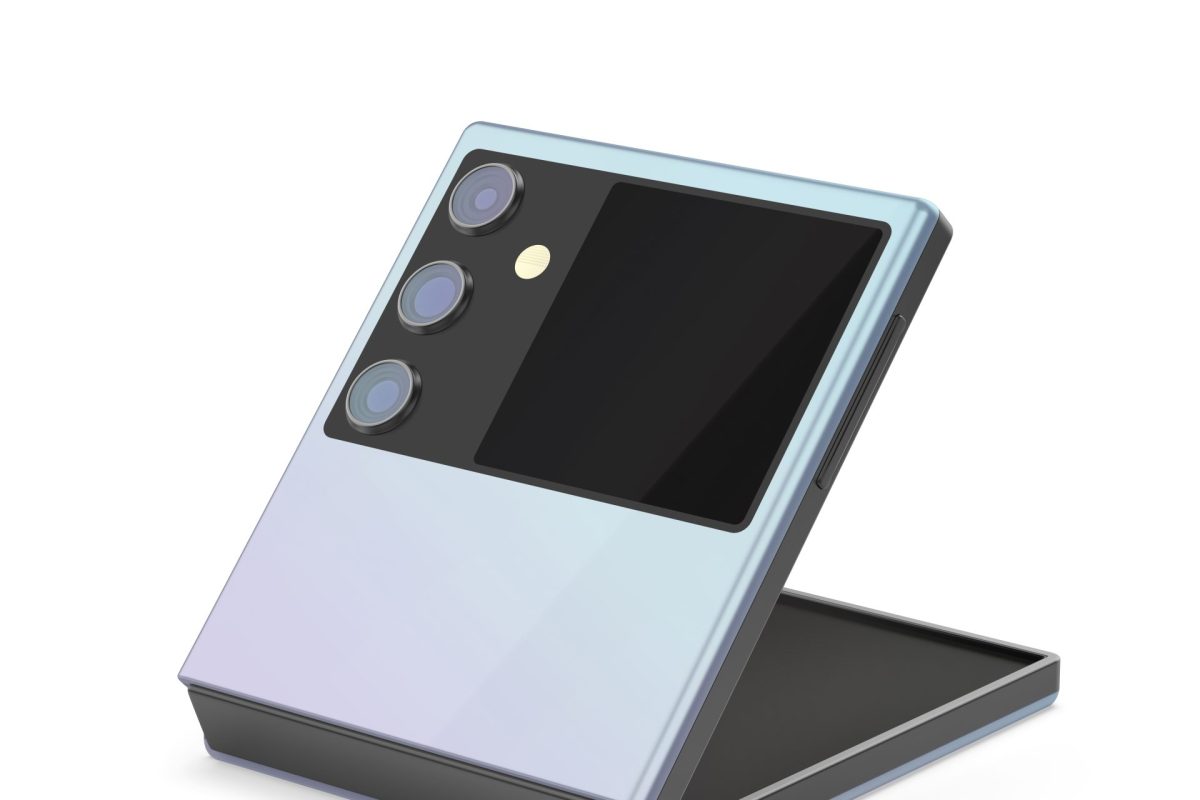 foldable smartphone on white background 2025 01 07 04 09 46 utc