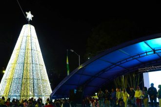 Cajica inicio la Navidad con desfiles presentaciones musicales y un Arbol muy inspirado