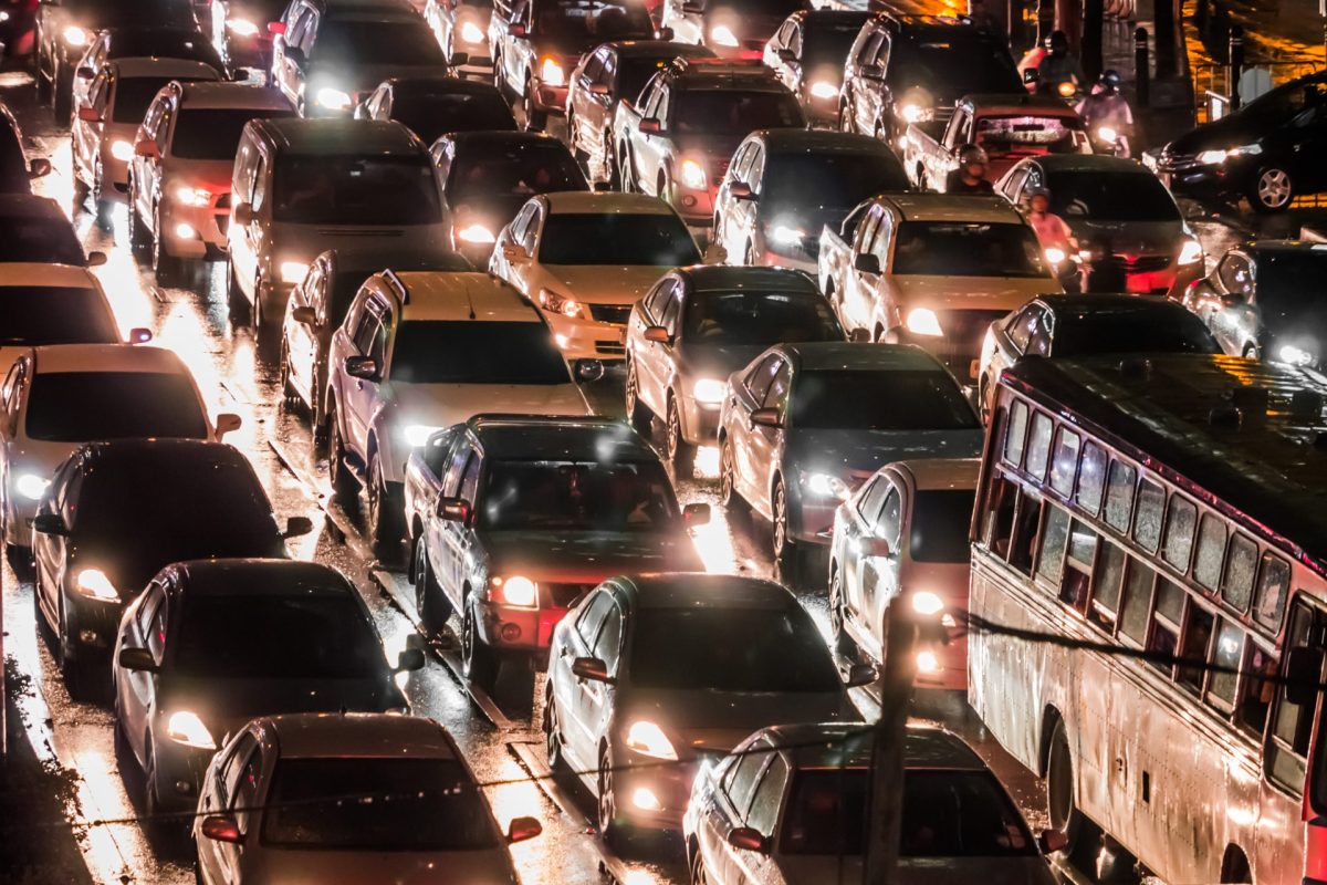crowded car in the bad traffic night in bangkok 2026 01 05 00 25 42 utc