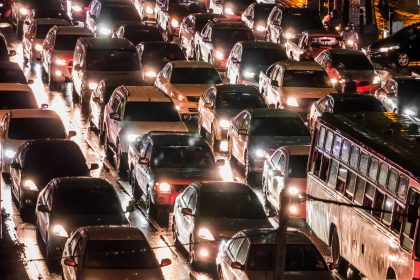 crowded car in the bad traffic night in bangkok 2026 01 05 00 25 42 utc