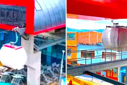 Bogota inicia pruebas del TransMiCable de San Cristobal las cabinas ya recorren el trazado1