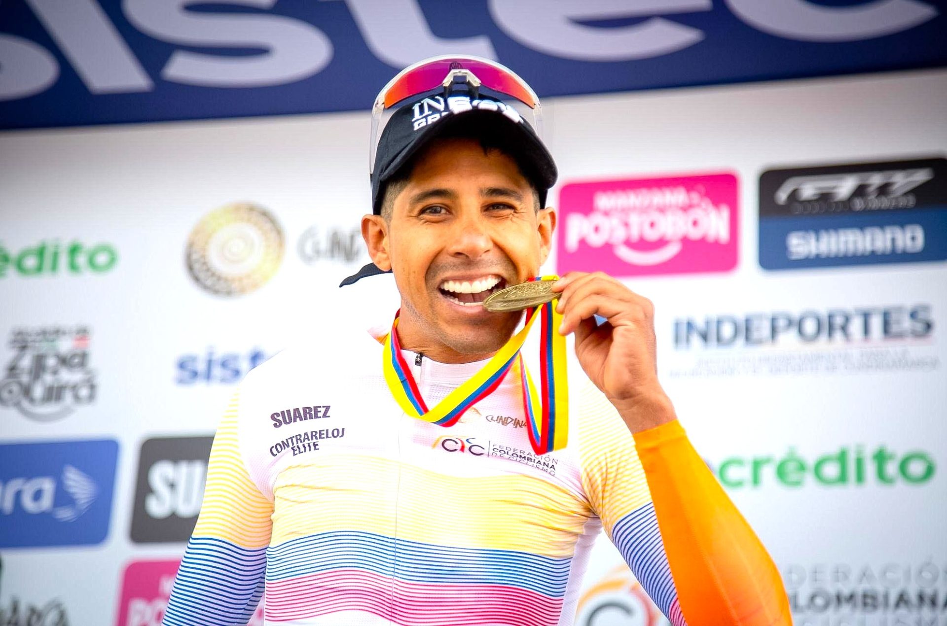 Brandon Rivera domina la contrarreloj en Zipaquira y se queda con el oro nacional1