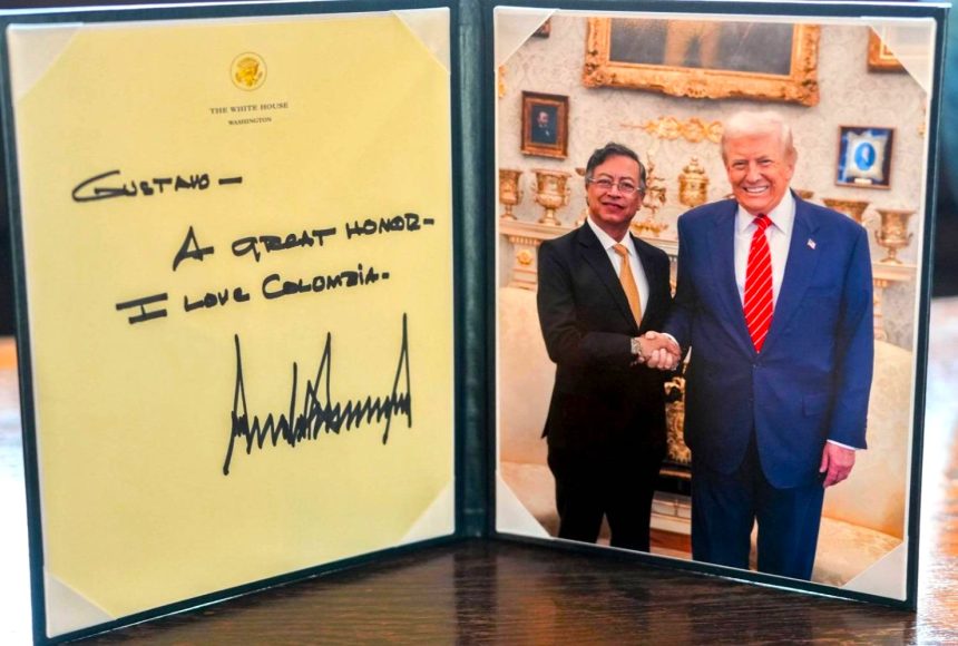 La frase que Trump le envio a Petro despues de la reunion y que puso a hablar a Washington y Bogota