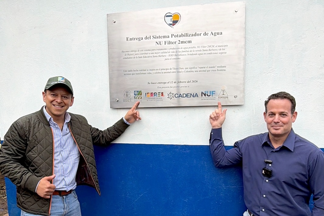 Tecnologia israeli lleva agua potable a zona rural de Bojaca y mejora la vida de 500 habitantes1