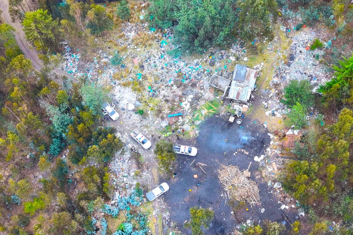 Entre la espesura del bosque de Guatavita asi operaba una quema ilegal que devastaba el entorno sin ser detectada1