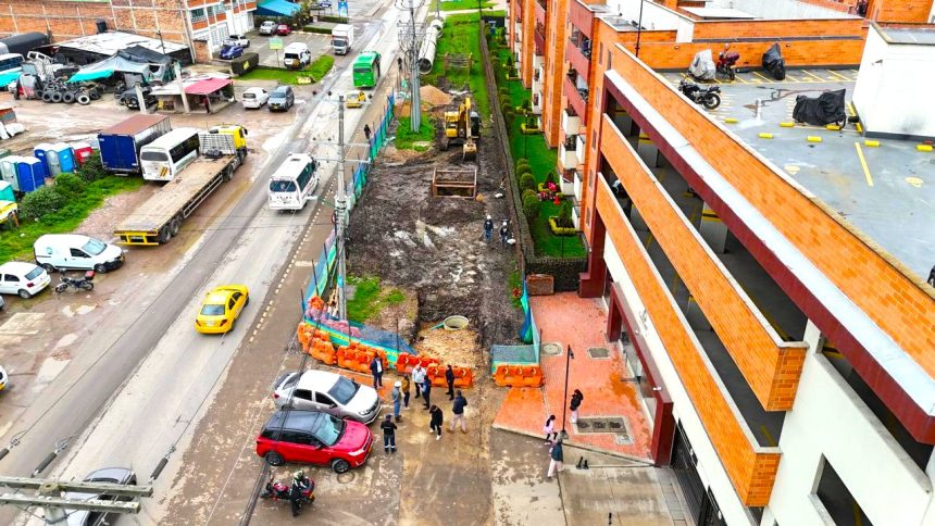 Mas de 22.000 habitantes se beneficiaran con el Colector Pluvial de la Calle 4 en Zipaquira