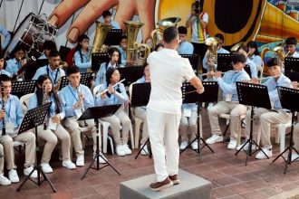 Momentos que nos llenan de orgullo.Nuestra Banda Sinfonica Juvenil de Verganzo brillo en el 50° 3