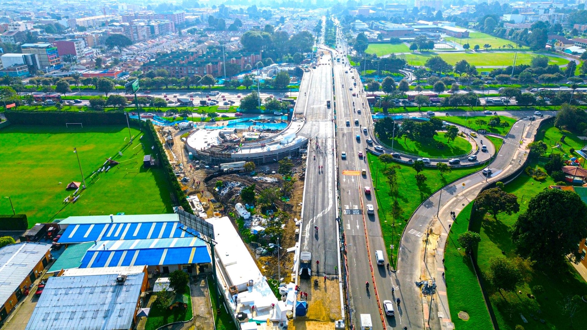 Puente de la calle 153 con Autopista Norte llega al 778 y Bogota alista su apertura3