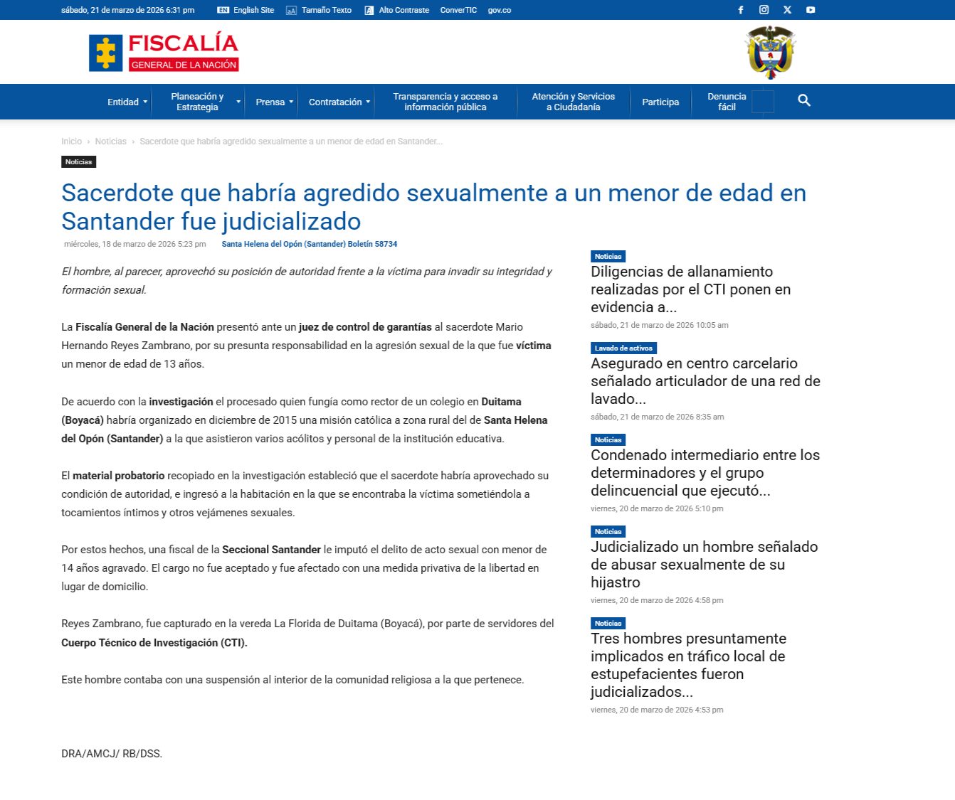 Screenshot 2026 03 21 at 18 32 10 Fiscalia General de la Nacion