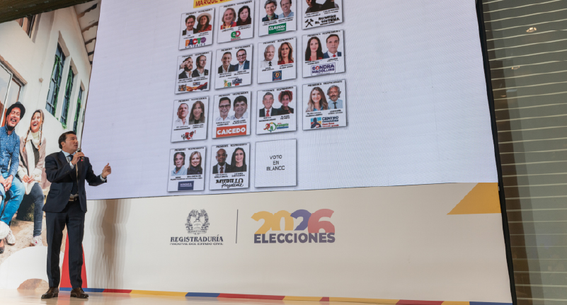 Se definio el tarjeton presidencial 2026 el orden de los candidatos y sus formulas rumbo a la primera vuelta