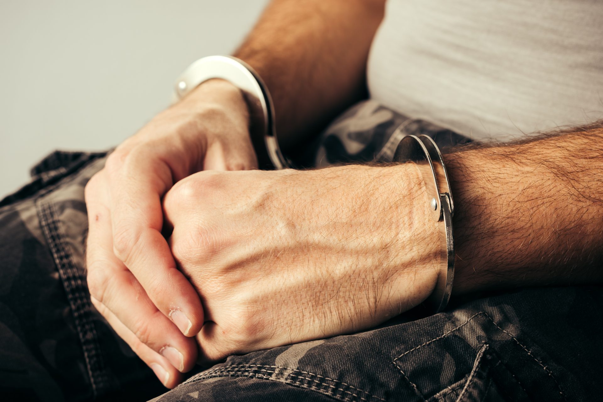 handcuffed soldier in military army clothes 2026 01 06 09 54 02 utc